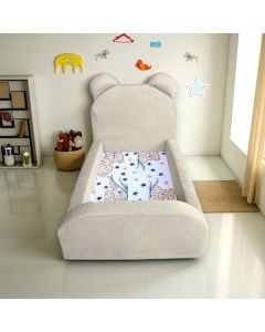 Cama Montessoriana Juvenil Segura e Confortável Soft Marfim