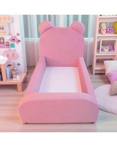 Cama Montessoriana para Criança Menina Confortável Soft Rosa