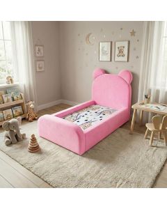 Cama Montessoriana Juvenil Menina Confortável Soft Rosa